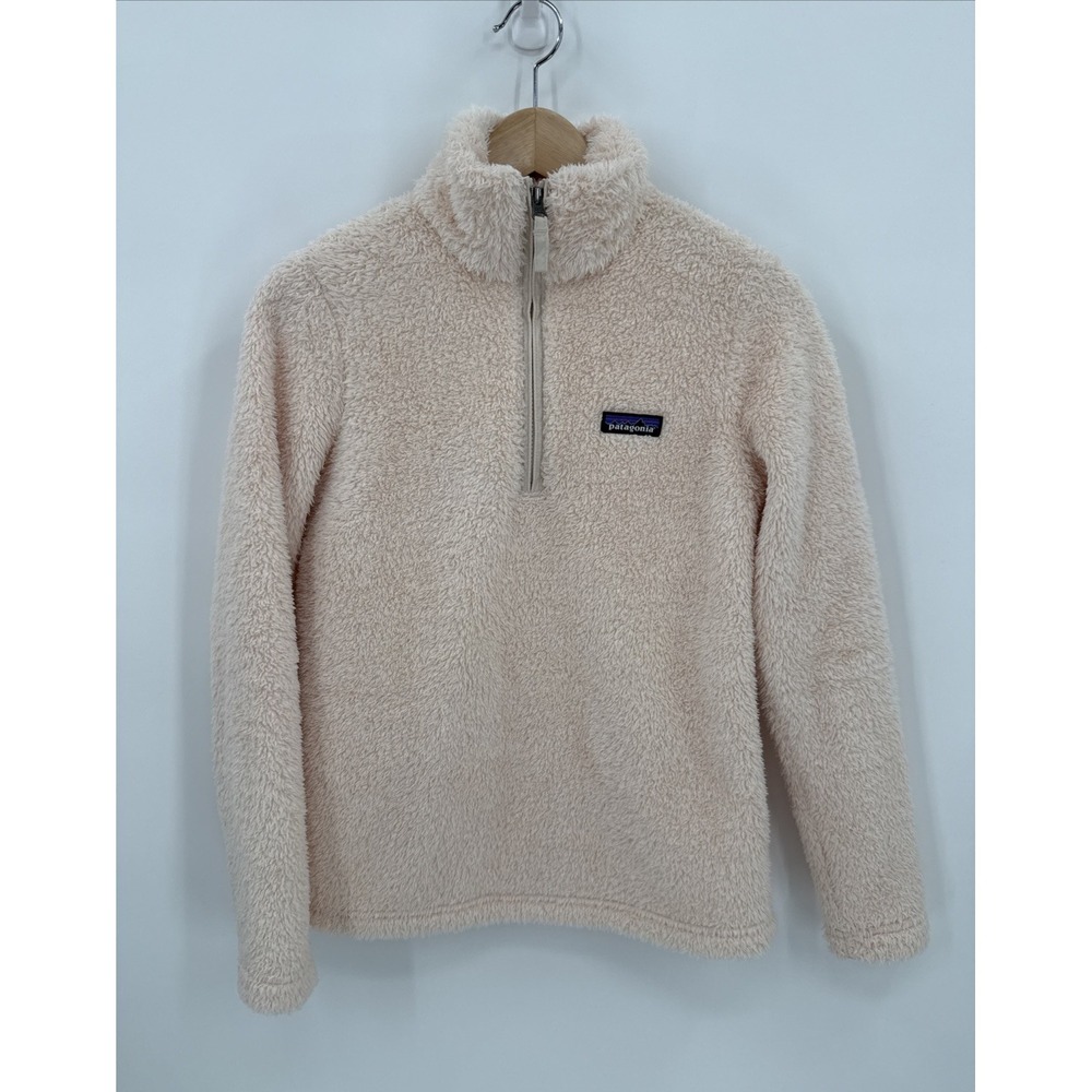 Patagonia Womens Los Gatos Cream 1/4 Zip Size XS Outdoor Gorpcore Comfort